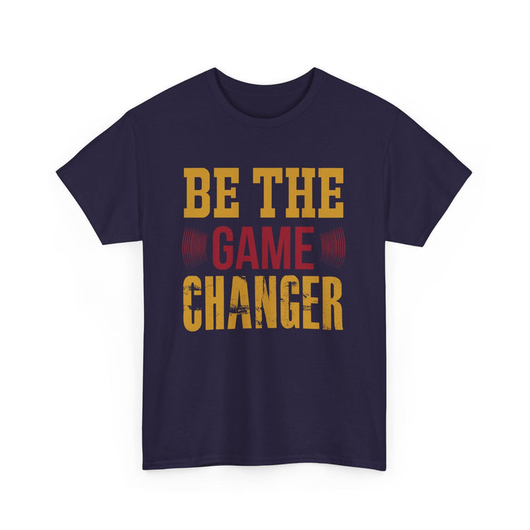 Unisex Oversized Tee: Be the Game Changer Shirt, Motivational Gift, Casual Wear, Workout Attire, Unisex Cotton Top Printify