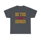Unisex Oversized Tee: Be the Game Changer Shirt, Motivational Gift, Casual Wear, Workout Attire, Unisex Cotton Top Printify