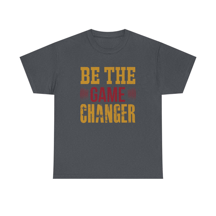 Unisex Oversized Tee: Be the Game Changer Shirt, Motivational Gift, Casual Wear, Workout Attire, Unisex Cotton Top Printify