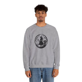 Mystical Forest Crewneck Sweatshirt, Cozy Fall Layering, Gift for Nature Lovers, Halloween Apparel, Unisex Sweatshirt Printify