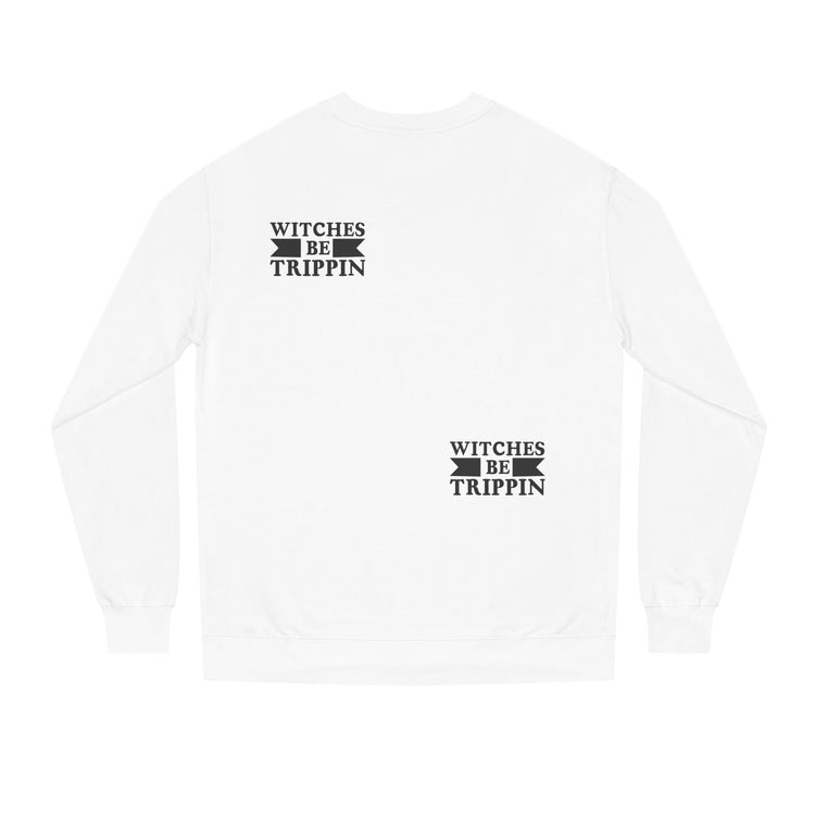 Witches Be Trippin Sweatshirt, Unisex Halloween Crew Neck, Cozy Fall Apparel, Witchy Gift, Trendy Casual Wear Printify