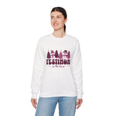 Festive Crewneck Sweatshirt with Fun Holiday Design, Cozy Winter Wear, Christmas Gift, Comfy Sweater, Unisex Holiday Apparel Printify