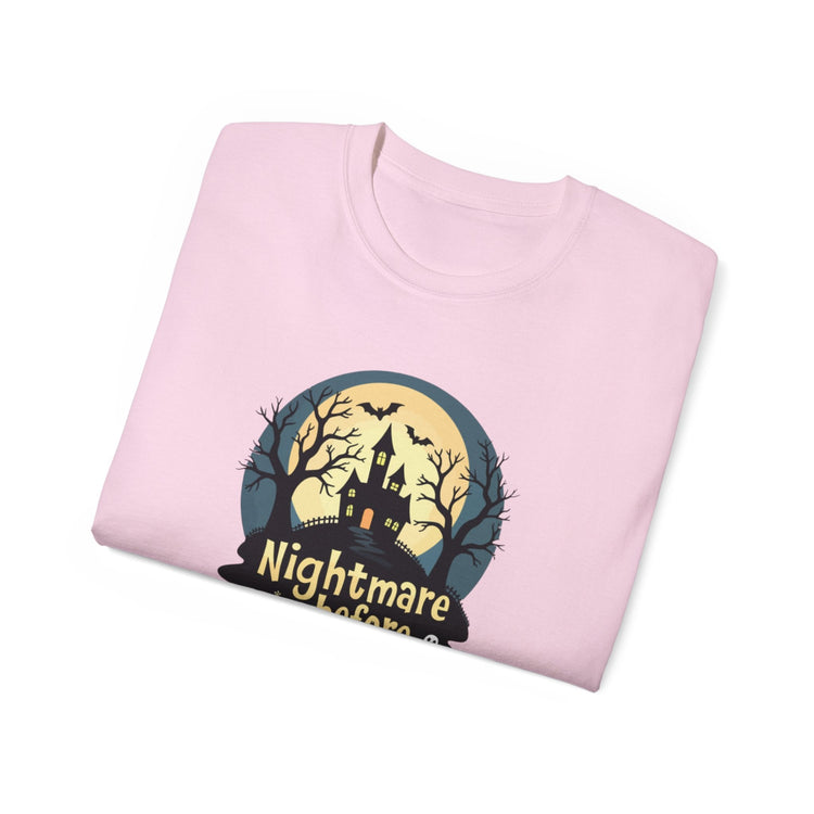 Nightmare Before Coffee Tee, Halloween T-Shirt, Coffee Lover Gift, Spooky Shirt, Unisex Graphic Tee, Autumn Apparel Printify