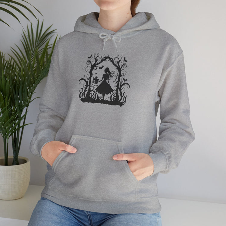 Mystical Nature Unisex Hoodie - Cozy Sweatshirt for Autumn, Halloween, Gift for Nature Lovers, Comfortable Casual Wear Printify