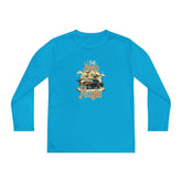 Youth Long Sleeve Competitor Tee - Vibrant Graphic Tee for Kids, Perfect for Casual Outings, Halloween, Parties, Everyday Wear, Unique [...] Printify