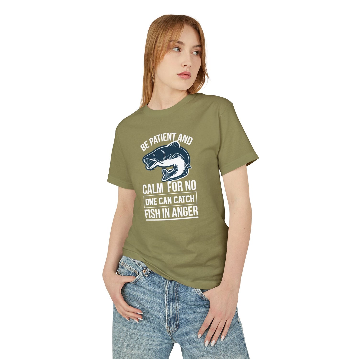 Fishing Adventure Cotton Tee, Unisex T-Shirt for Outdoor Enthusiasts, Casual Wear, Gift for Fishermen, Nature Lover Apparel Printify