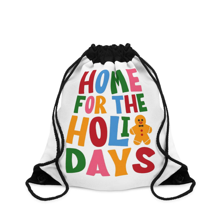 Colorful Holiday Drawstring Bag - Perfect for Gifts, Gym, Travel, Parties, or Daily Use! Printify