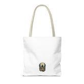 Nightmare Before Coffee Tote Bag, Halloween Tote, Spooky Drink Carrier, Gift for Coffee Lovers, AOP Design Bag Printify