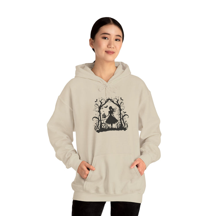 Mystical Nature Unisex Hoodie - Cozy Sweatshirt for Autumn, Halloween, Gift for Nature Lovers, Comfortable Casual Wear Printify