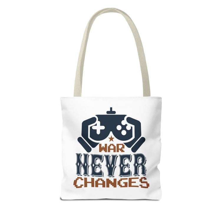 Gamer Tote Bag - War Never Changes, Video Game Bag, Gift for Gamers, Gaming Merchandise, Eco-Friendly Canvas Bag Printify