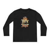 Youth Long Sleeve Competitor Tee - Vibrant Graphic Tee for Kids, Perfect for Casual Outings, Halloween, Parties, Everyday Wear, Unique [...] Printify