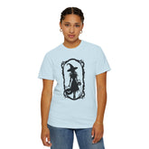 Witchy Garment-Dyed T-Shirt | Halloween Fashion Unisex Tee | Spooky Fall Apparel | Witch Costume Essential Printify