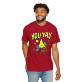 Holi-Yay Graphic T-Shirt, Fun Summer Tee, Unique Gift, Casual Wear, Birthday, Holiday Celebration, Unisex Apparel Printify