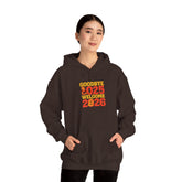 New Year Celebration Hoodie Goodbye 2025 Welcome 2026 Sweatshirt Cozy Gift Friends Unisex Pullover Trendy Winter Fashion Heavy Blend Hooded Printify