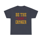 Unisex Oversized Tee: Be the Game Changer Shirt, Motivational Gift, Casual Wear, Workout Attire, Unisex Cotton Top Printify