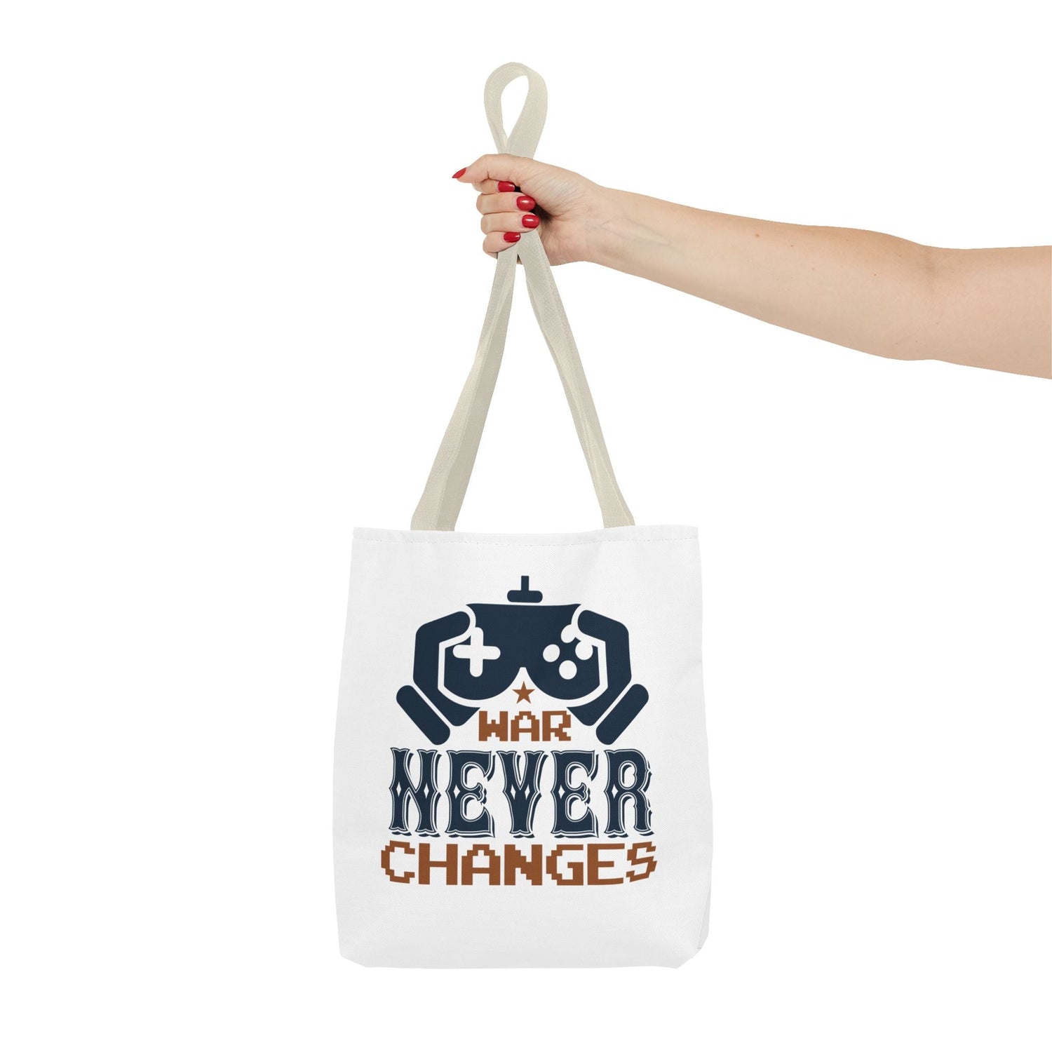 Gamer Tote Bag - War Never Changes, Video Game Bag, Gift for Gamers, Gaming Merchandise, Eco-Friendly Canvas Bag Printify