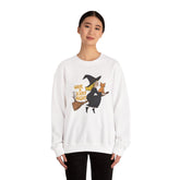 Halloween Witch Sweatshirt, Cozy Crewneck, Unisex Sweater, Spooky Season Apparel, Scary Night Gift, Fall Fashion Printify