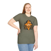 Halloween Ghost T-Shirt, Unisex Softstyle Tee for Halloween, Cute Halloween Shirt, Fall Festive Wear, Funny Ghost Design Printify