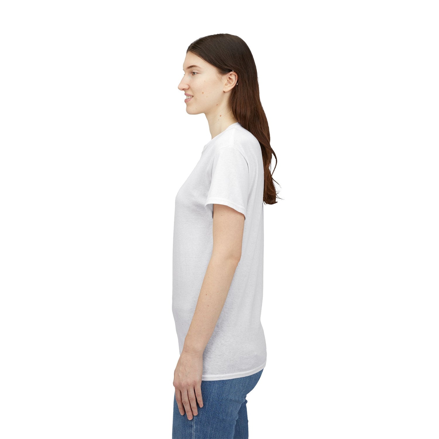 Whimsical Forest Silhouette Tee, Unisex Heavy Cotton T-Shirt, Fall Fashion, Halloween Shirt, Nature Lover Gift Printify