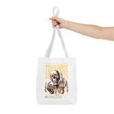 Treasure Hunting Tote Bag, Skull Design, Fun Beach Bag, Unique Gift for Adventurers, Perfect for Everyday Use Printify