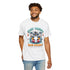 Stay Happy Penguin T-Shirt Unisex Summer Tee Vacation Shirt Beachwear Fun Gift Garment Dyed Cotton Casual Comfort Tee Birthday Gift Beach Shirt Printify
