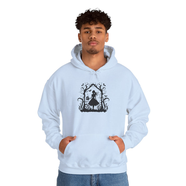 Mystical Nature Unisex Hoodie - Cozy Sweatshirt for Autumn, Halloween, Gift for Nature Lovers, Comfortable Casual Wear Printify