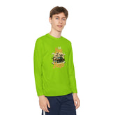Youth Long Sleeve Competitor Tee - Vibrant Graphic Tee for Kids, Perfect for Casual Outings, Halloween, Parties, Everyday Wear, Unique [...] Printify