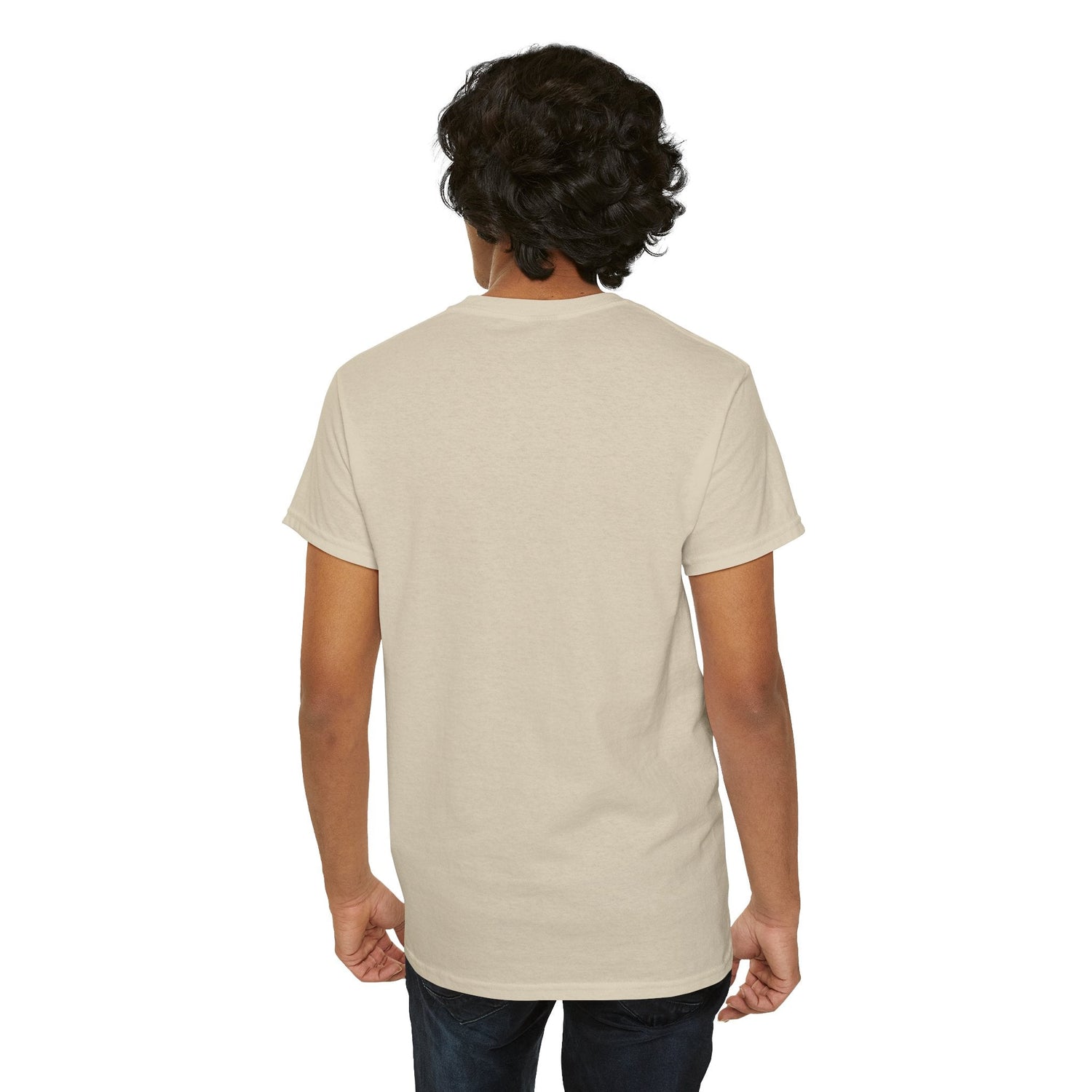 Whimsical Forest Silhouette Tee, Unisex Heavy Cotton T-Shirt, Fall Fashion, Halloween Shirt, Nature Lover Gift Printify