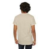 Whimsical Forest Silhouette Tee, Unisex Heavy Cotton T-Shirt, Fall Fashion, Halloween Shirt, Nature Lover Gift Printify