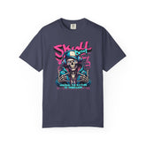 Skull Beat Unisex T-Shirt - Music Lover Graphic Tee, Halloween Costume, Premium Cotton Streetwear Gift for Men & Women, Alternative Fashion Printify