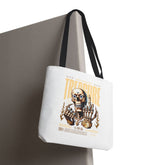 Treasure Hunting Tote Bag, Skull Design, Fun Beach Bag, Unique Gift for Adventurers, Perfect for Everyday Use Printify