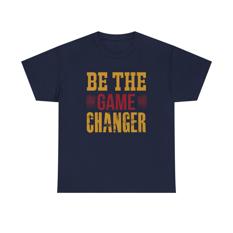 Unisex Oversized Tee: Be the Game Changer Shirt, Motivational Gift, Casual Wear, Workout Attire, Unisex Cotton Top Printify