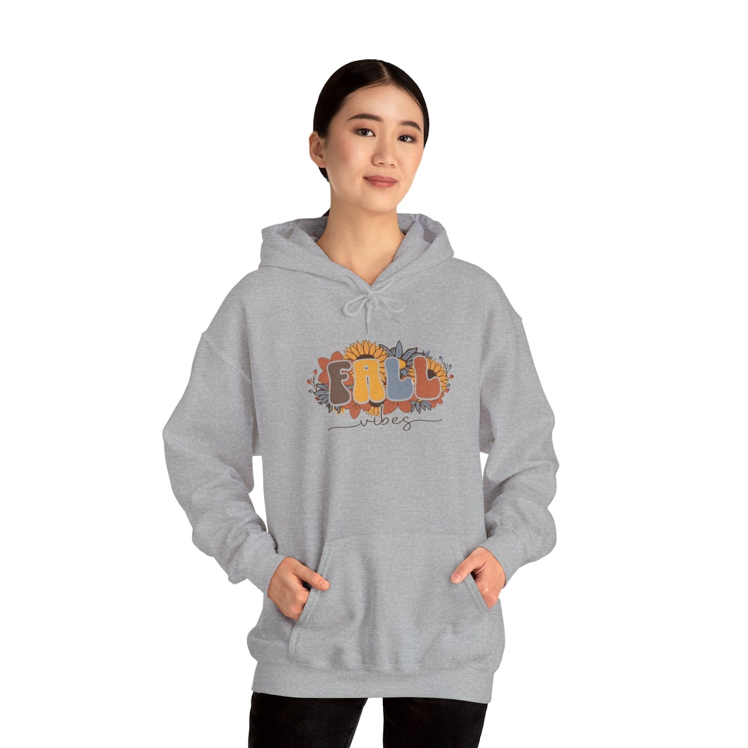 Fall Vibes Unisex Hoodie, Cozy Autumn Sweatshirt, Seasonal Fashion, Fall Gift, Casual Wear, Perfect for Thanksgiving Printify