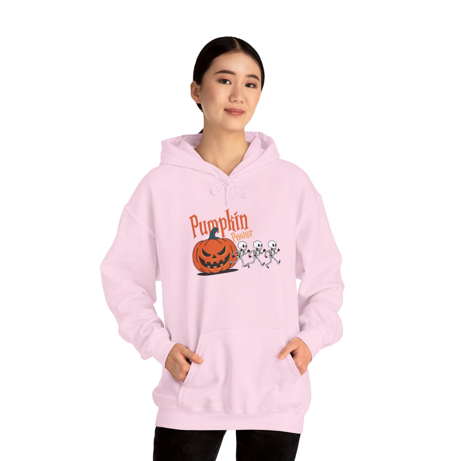 Halloween Pumpkin Sweatshirt, Spooky Fall Apparel, Cozy Hoodie, Unisex Halloween Clothing, Perfect Gift for Halloween Printify