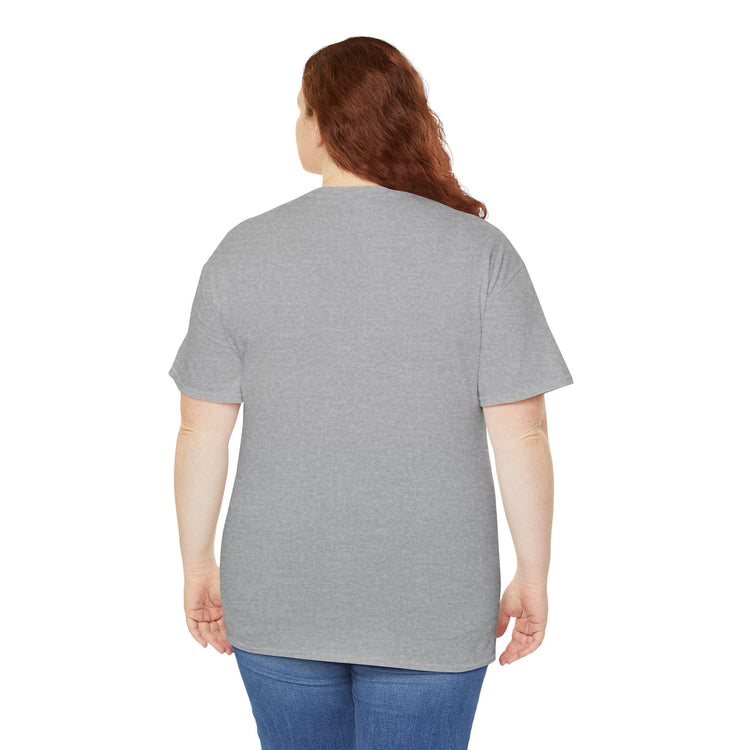 Whimsical Forest Silhouette Tee, Unisex Heavy Cotton T-Shirt, Fall Fashion, Halloween Shirt, Nature Lover Gift Printify