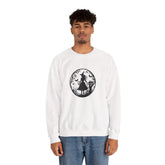 Mystical Forest Crewneck Sweatshirt, Cozy Fall Layering, Gift for Nature Lovers, Halloween Apparel, Unisex Sweatshirt Printify
