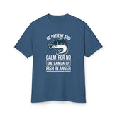 Fishing Adventure Cotton Tee, Unisex T-Shirt for Outdoor Enthusiasts, Casual Wear, Gift for Fishermen, Nature Lover Apparel Printify