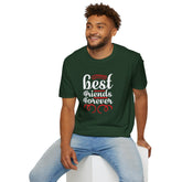 Minimalist Unisex T-Shirt with Red Line Art Design, Casual Wear, Gift for Him/Her, Everyday Style, Modern Graphic Tee, Unique Art Shirt Printify
