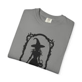 Witchy Garment-Dyed T-Shirt | Halloween Fashion Unisex Tee | Spooky Fall Apparel | Witch Costume Essential Printify