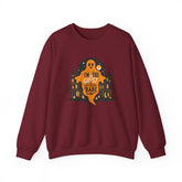 Unisex Halloween Ghost Sweatshirt - Spooky Vibes, Cozy Apparel, Perfect for Fall, Ghost Lover Gift, Halloween Celebration Printify