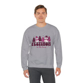 Festive Crewneck Sweatshirt with Fun Holiday Design, Cozy Winter Wear, Christmas Gift, Comfy Sweater, Unisex Holiday Apparel Printify