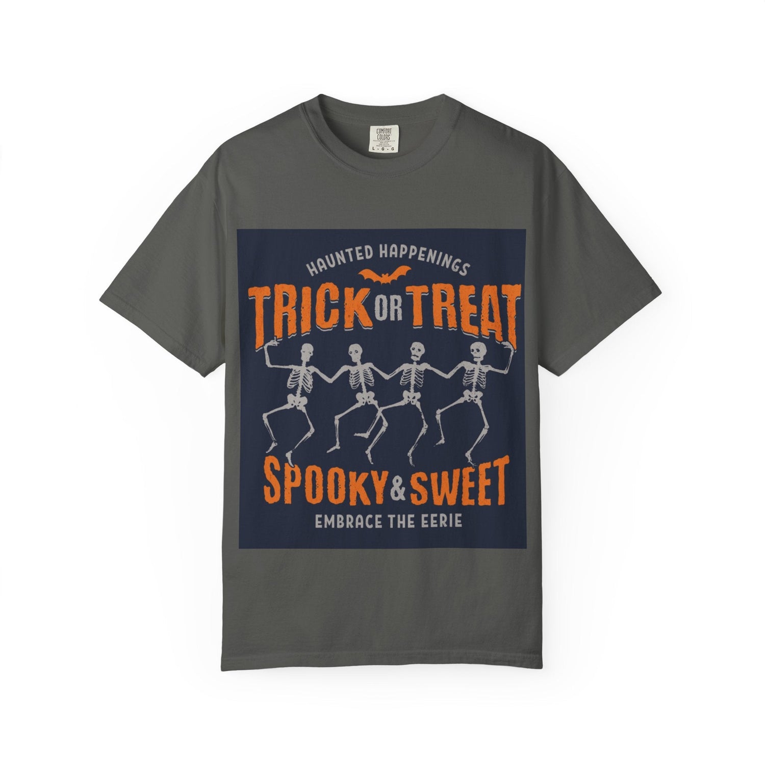 Halloween Skeleton T-Shirt, Trick or Treat Shirt, Spooky Fashion, Unisex Graphic Tee, October Festive Apparel, Halloween Gift Printify