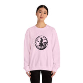 Mystical Forest Crewneck Sweatshirt, Cozy Fall Layering, Gift for Nature Lovers, Halloween Apparel, Unisex Sweatshirt Printify