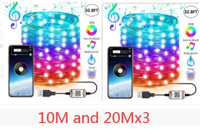 Christmas Tree Decoration Lights Custom LED String Lights My Store