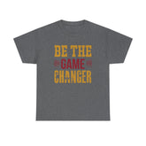 Unisex Oversized Tee: Be the Game Changer Shirt, Motivational Gift, Casual Wear, Workout Attire, Unisex Cotton Top Printify