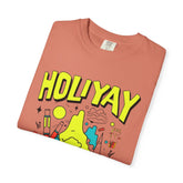 Holi-Yay Graphic T-Shirt, Fun Summer Tee, Unique Gift, Casual Wear, Birthday, Holiday Celebration, Unisex Apparel Printify