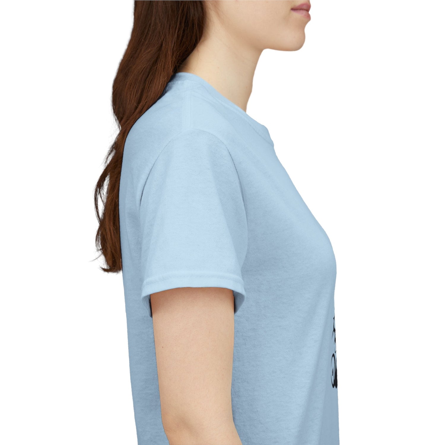 Whimsical Forest Silhouette Tee, Unisex Heavy Cotton T-Shirt, Fall Fashion, Halloween Shirt, Nature Lover Gift Printify