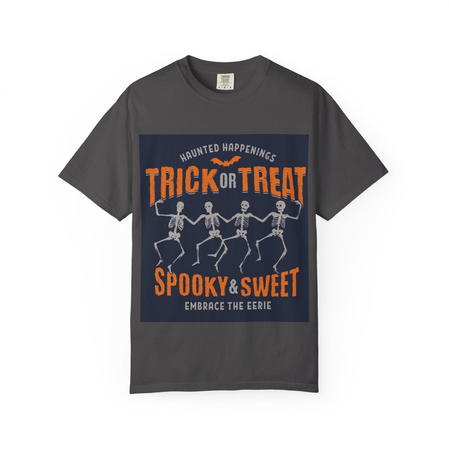Halloween Skeleton T-Shirt, Trick or Treat Shirt, Spooky Fashion, Unisex Graphic Tee, October Festive Apparel, Halloween Gift Printify