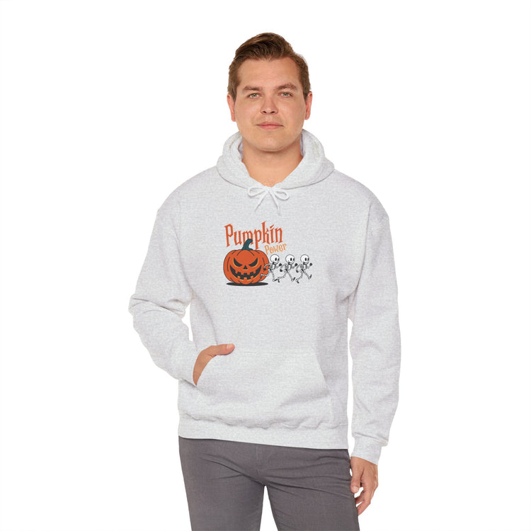 Halloween Pumpkin Sweatshirt, Spooky Fall Apparel, Cozy Hoodie, Unisex Halloween Clothing, Perfect Gift for Halloween Printify