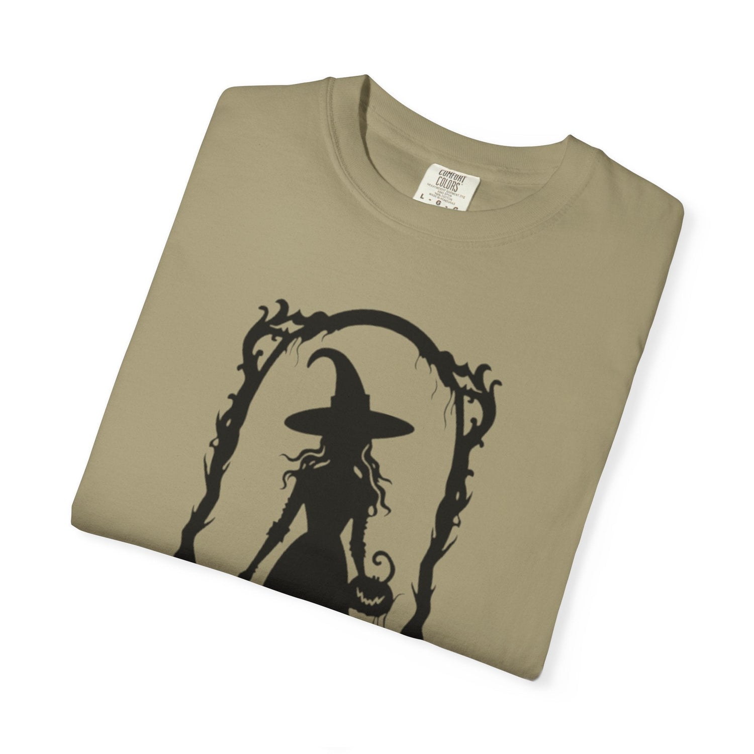 Witchy Garment-Dyed T-Shirt | Halloween Fashion Unisex Tee | Spooky Fall Apparel | Witch Costume Essential Printify